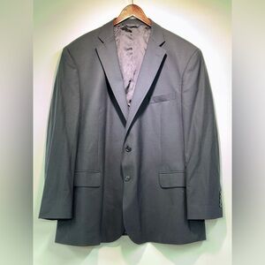 Brooks Brothers 346 Wool Mens Blazer 50R Blue 2 Buttons Sport Coat Jacket